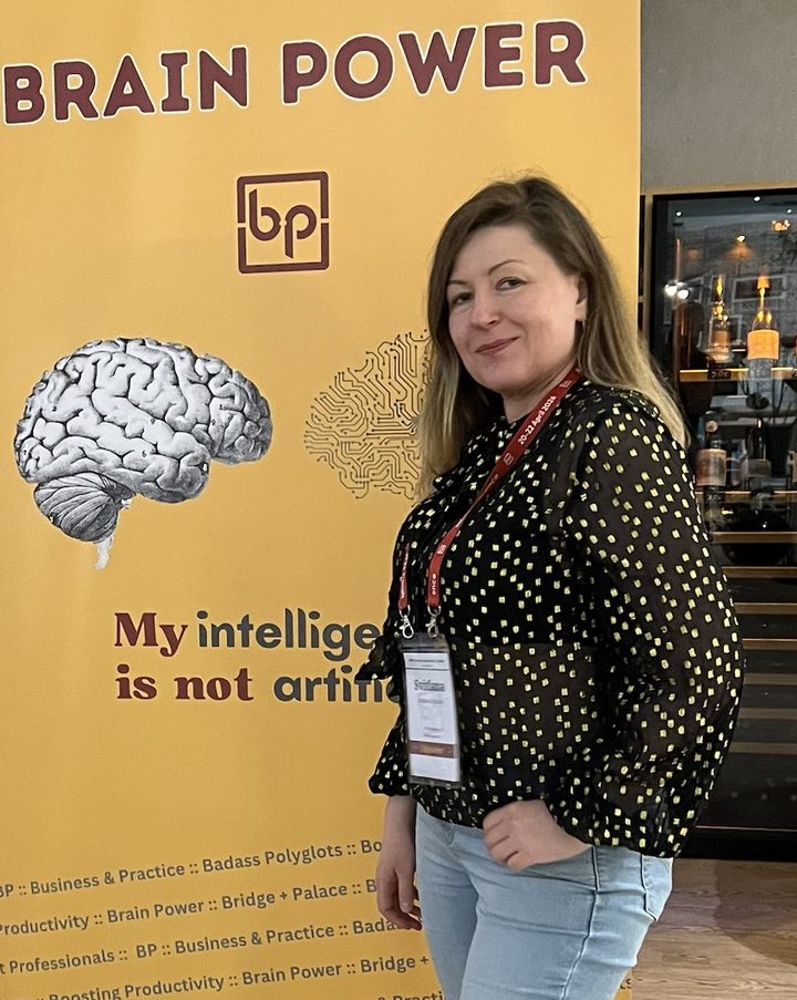 Svitlana Shalova at BP26 Translation Conference in Avignon